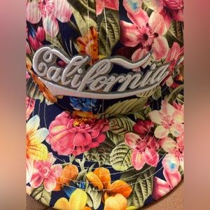 Floral California SnapBack Hat